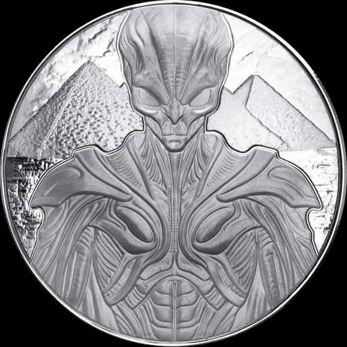 Samoa: Alien 5 uncji Srebra 2025 - image 1
