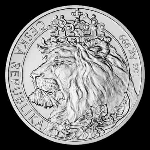 Czech Lion 1 uncja Srebra 2021 - image 1