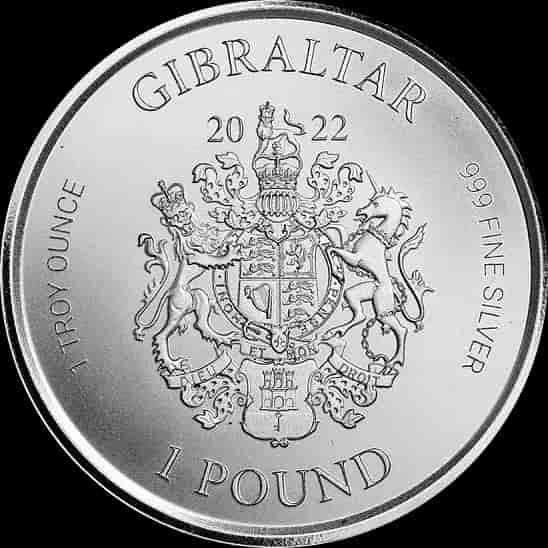 Gibraltar War Elephant 1 uncja Srebra 2022 - image 2