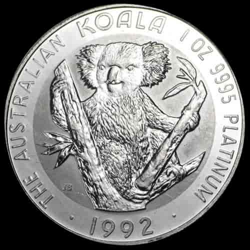 Koala 1 uncja platyny 1992 - image 1