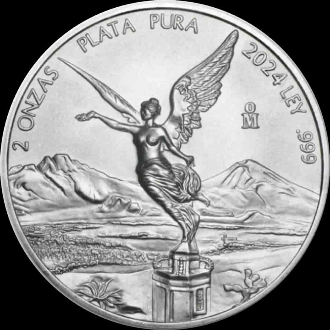 Mexican Libertad 2 uncje Srebra Losowe Lata - image 1