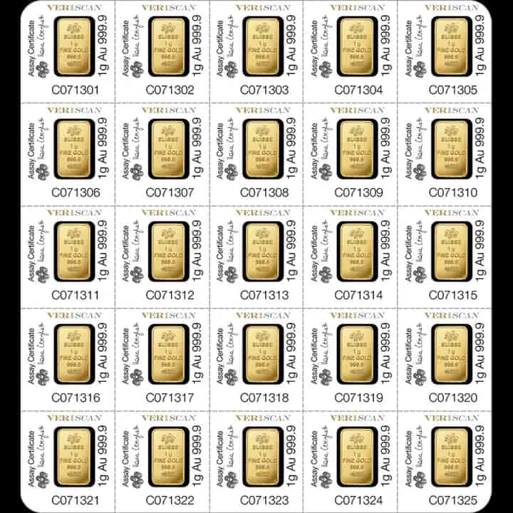 PAMP Lady Fortuna 25x1g złota  Multigram - image 2