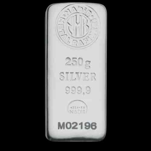 Sztabka 250g srebra Nadir Metal Rafineri - image 1