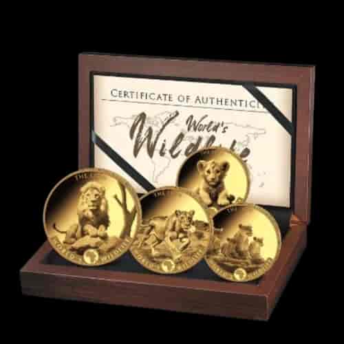 World‘s Wildlife - Lion 1,85 uncji Złota 2025 Proof Set - image 1