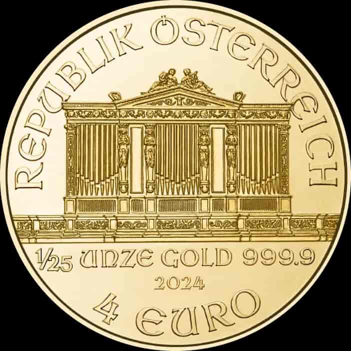 Wiedeński Filharmonik 1/25 uncji złota 2024 - image 2