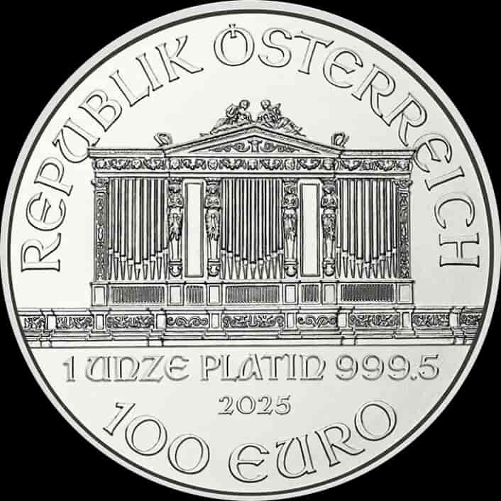 Wiedeński Filharmonik 1 uncja platyny 2025 - image 2