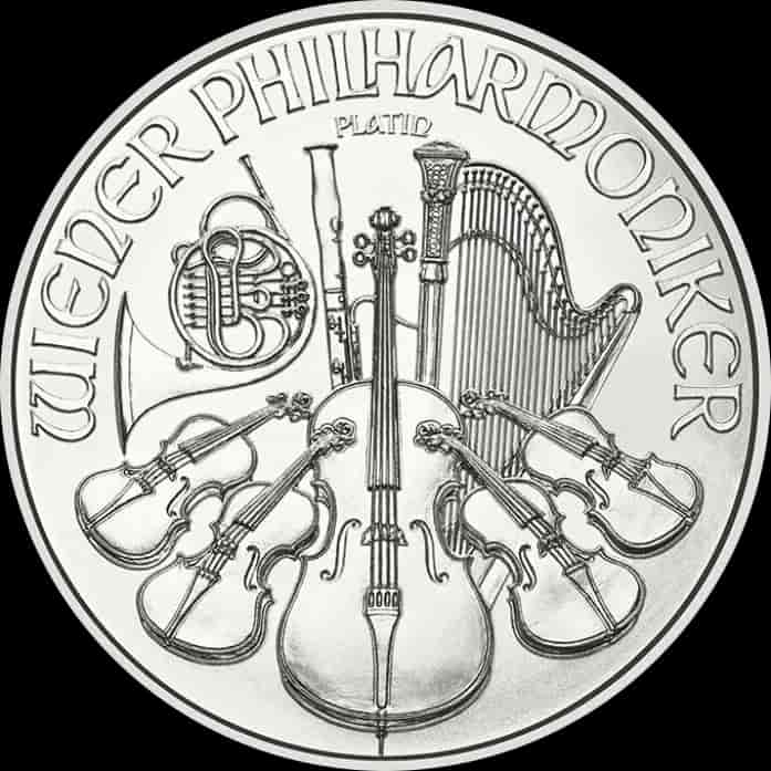 Wiedeński Filharmonik 1 uncja platyny 2025 - image 1