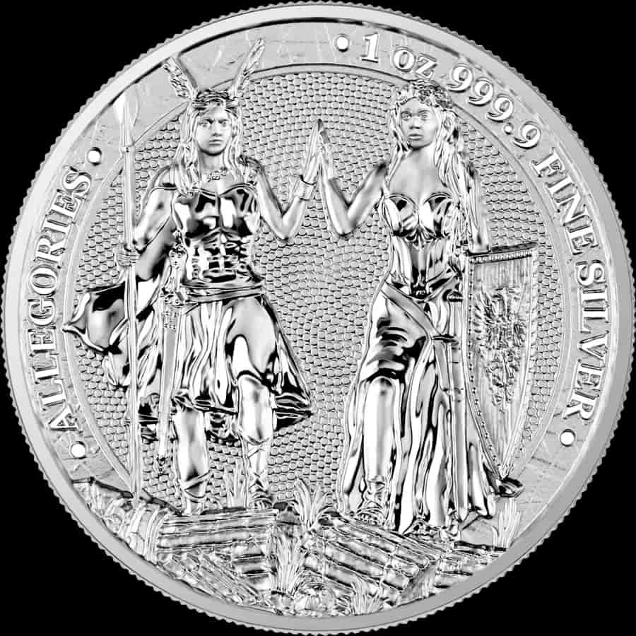 Allegorie: Galia i Germania 1 uncja srebra 2023 - image 1