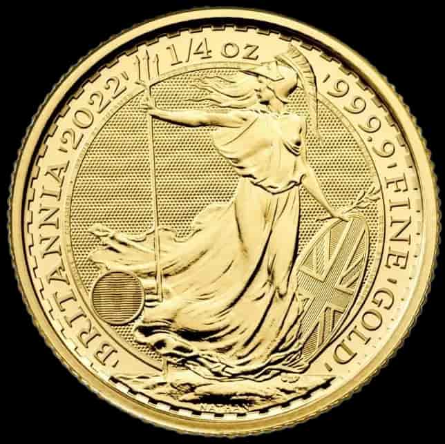 Britannia 1/4 uncji złota 2022 - image 1