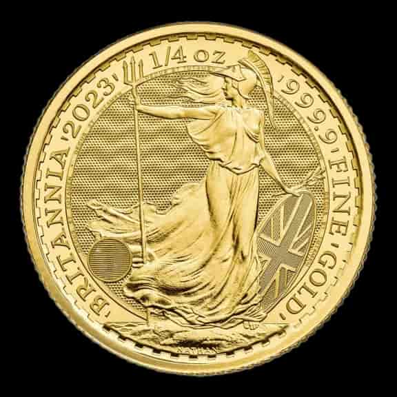 Britannia Król Karol III 1/4 uncji złota 2023 - image 1