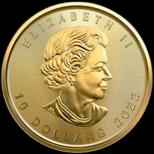 Kanadyjski Liść Klonowy 1/4 uncji złota Losowe lata - image 2