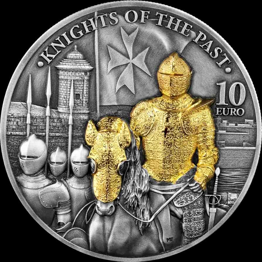 Knights of the Past 2 uncje srebra 2023 High Relief - image 1