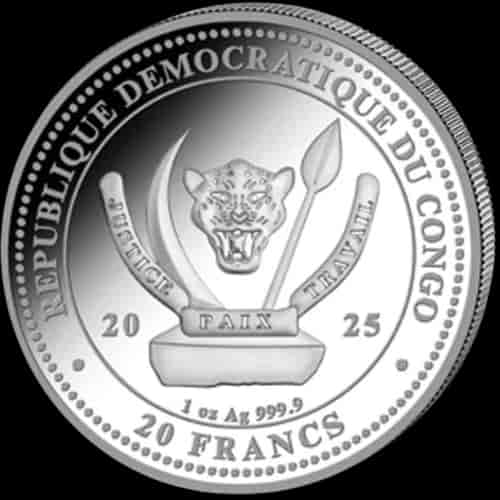 World‘s Wildlife - Lion 1 uncja Srebra 2025 - image 2