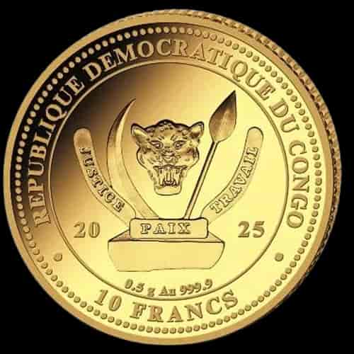 World‘s Wildlife - Lion 0.5 g Złota 2025 Proof - image 2