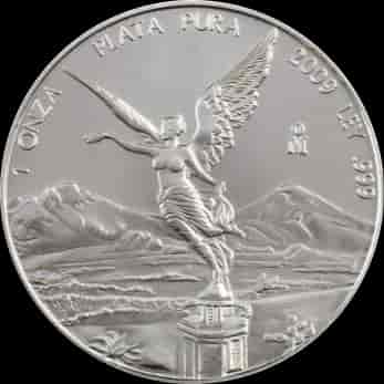 Mexican Libertad 1 uncja Srebra Losowe Lata - image 1