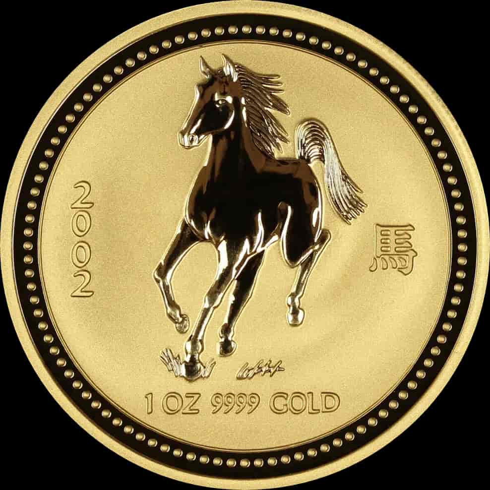 Lunar I Rok Konia 1 uncja Złota 2002 - image 1