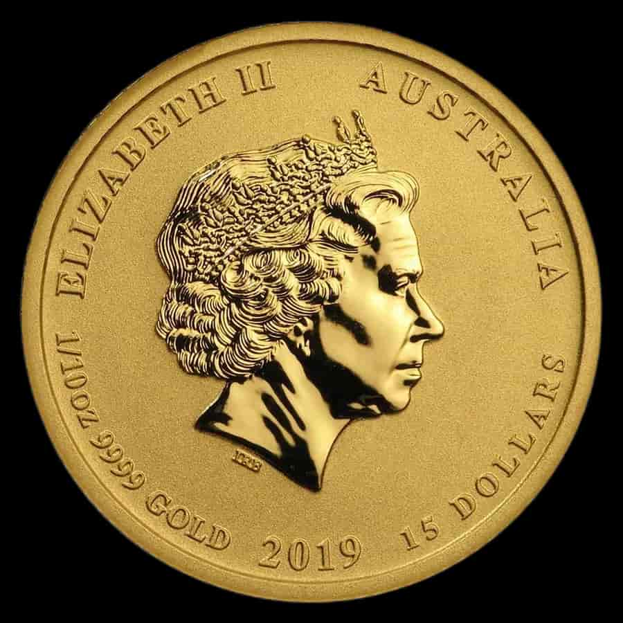 Lunar II Rok Świni 1/10 uncji Złota 2019 - image 2