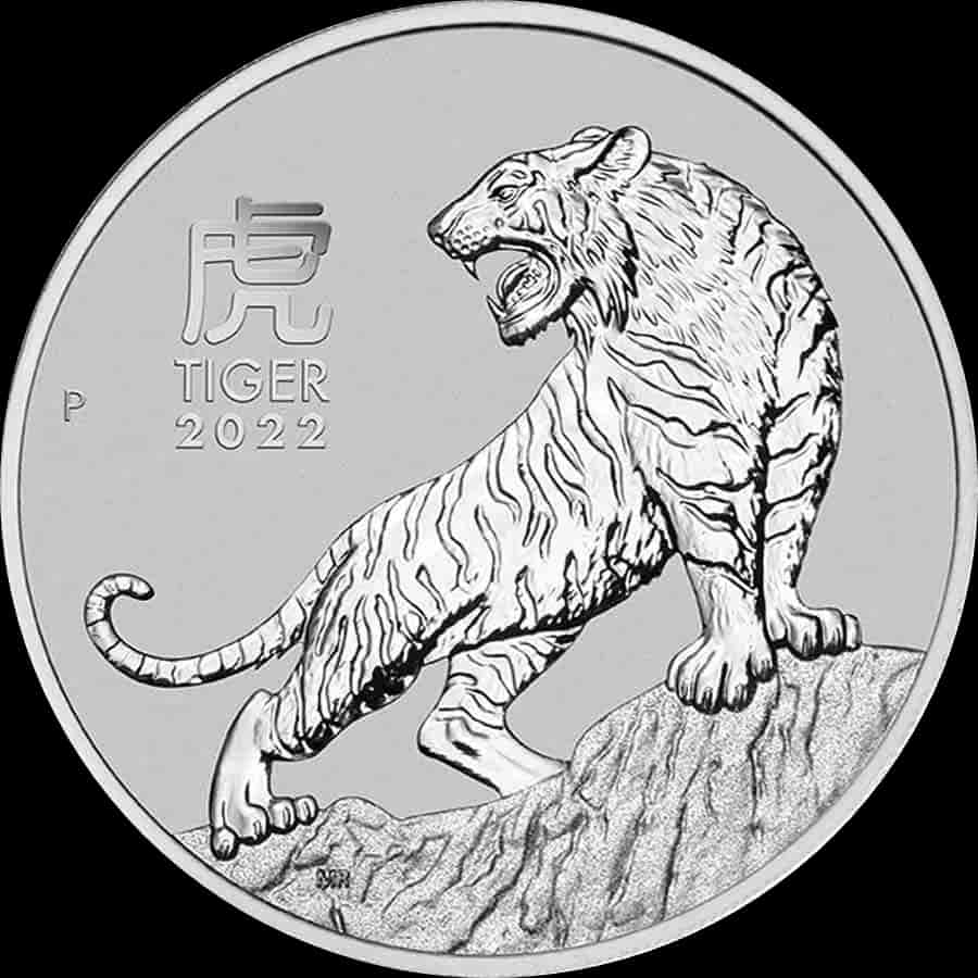 Lunar III Rok Tygrysa 1 uncja platyny 2022 - image 1