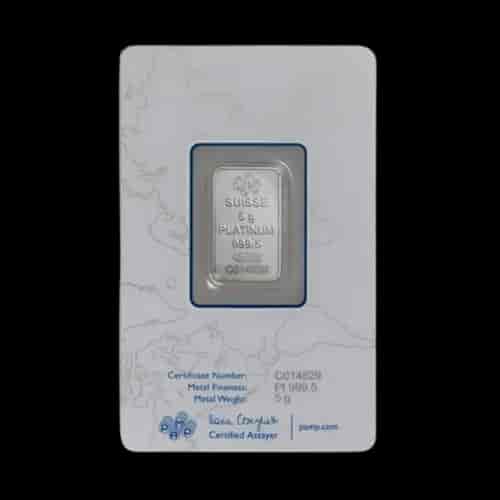 Sztabka 5g platyny PAMP - image 2