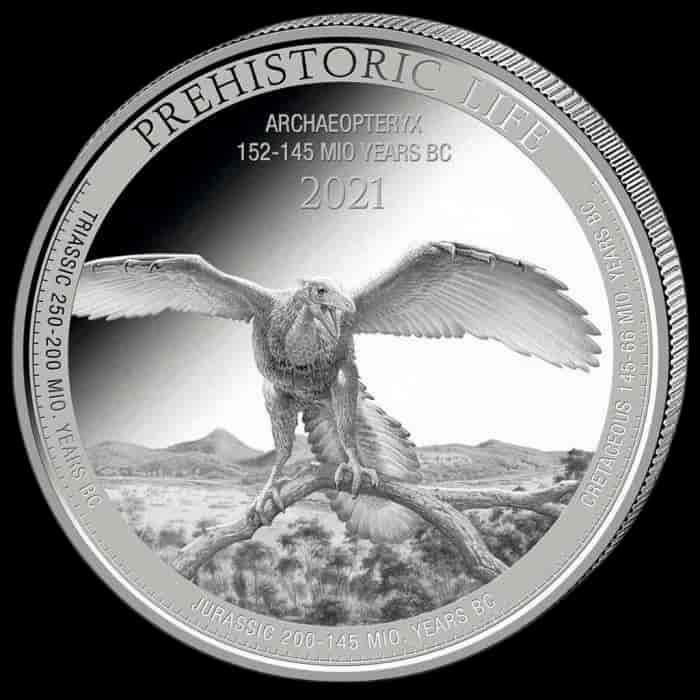 Prehistoric Life - Archaeopteryx 1 uncja Srebra 2021 - image 1