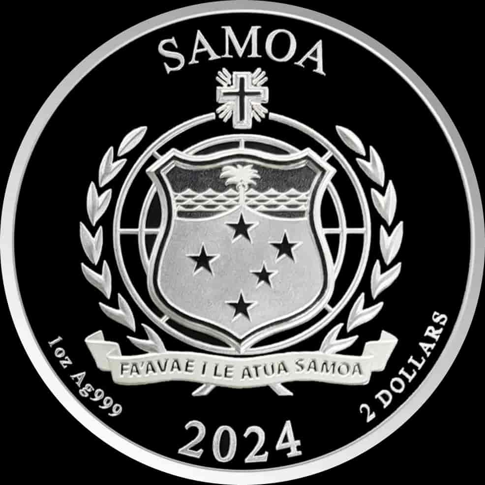 Samoa Golden Eagle 1 uncja Srebra 2024 - image 2