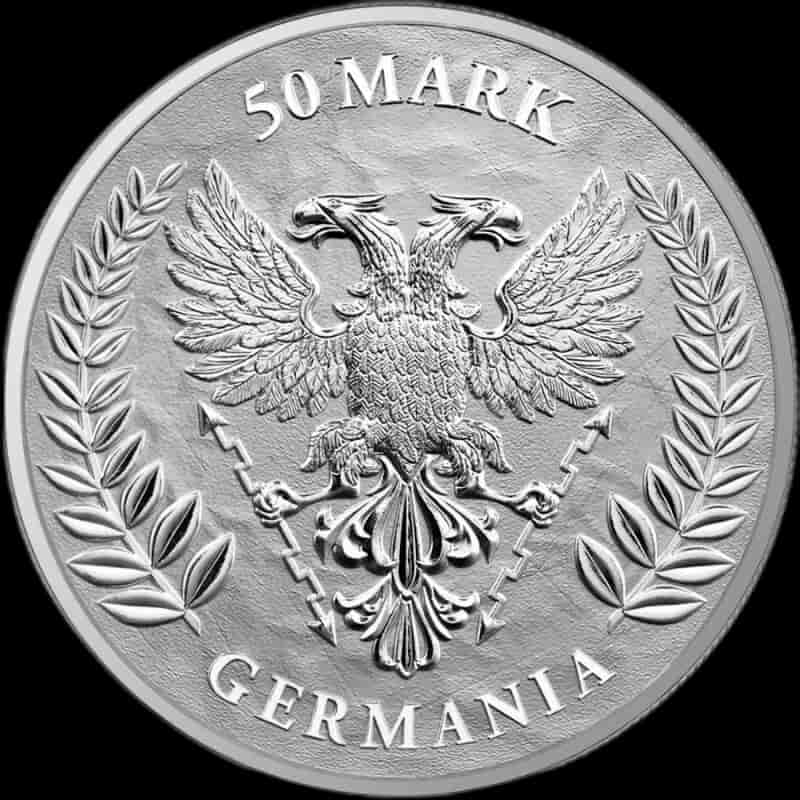 Germania 10 uncji Srebra 2021 - image 2