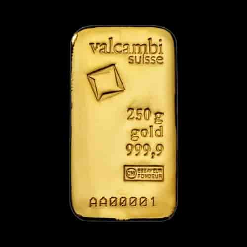 Sztabka 250g złota Valcambi - image 1