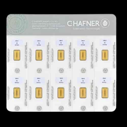 Sztabka 10x2g złota Smart Pack C.Hafner - image 2