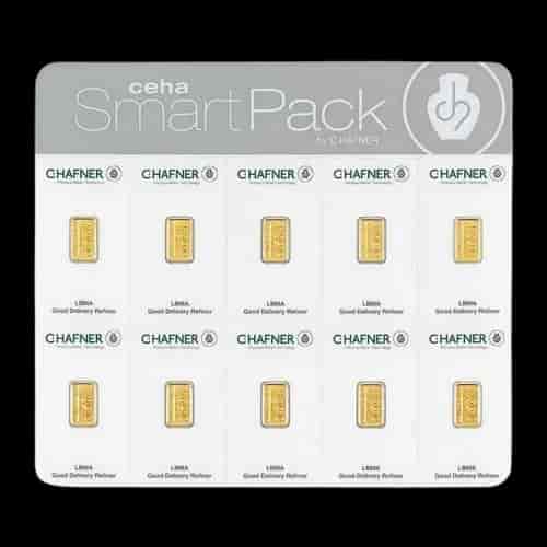 Sztabka 10x2g złota Smart Pack C.Hafner - image 1