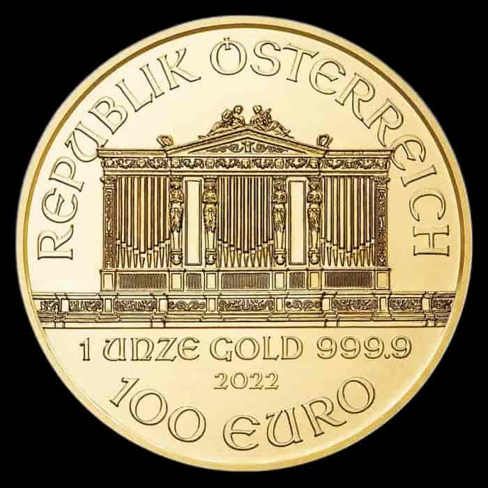 Wiedeński Filharmonik 1 uncja złota 2022 - image 2