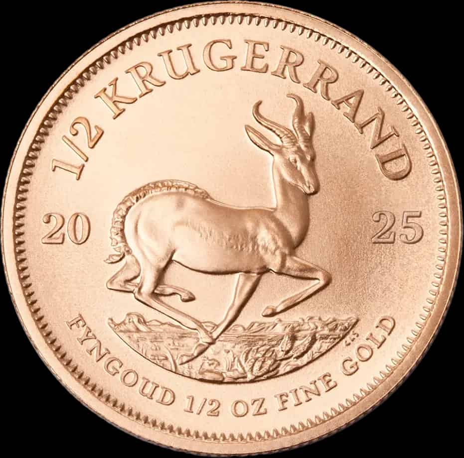 Krugerrand 1/2 uncji złota 2025 - thumbnail 1