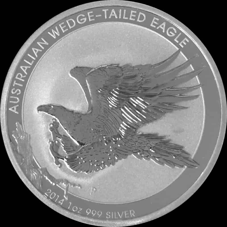 Orzeł Australijski Wedge-Tailed Eagle 1 uncja srebra 2014 - thumbnail 1