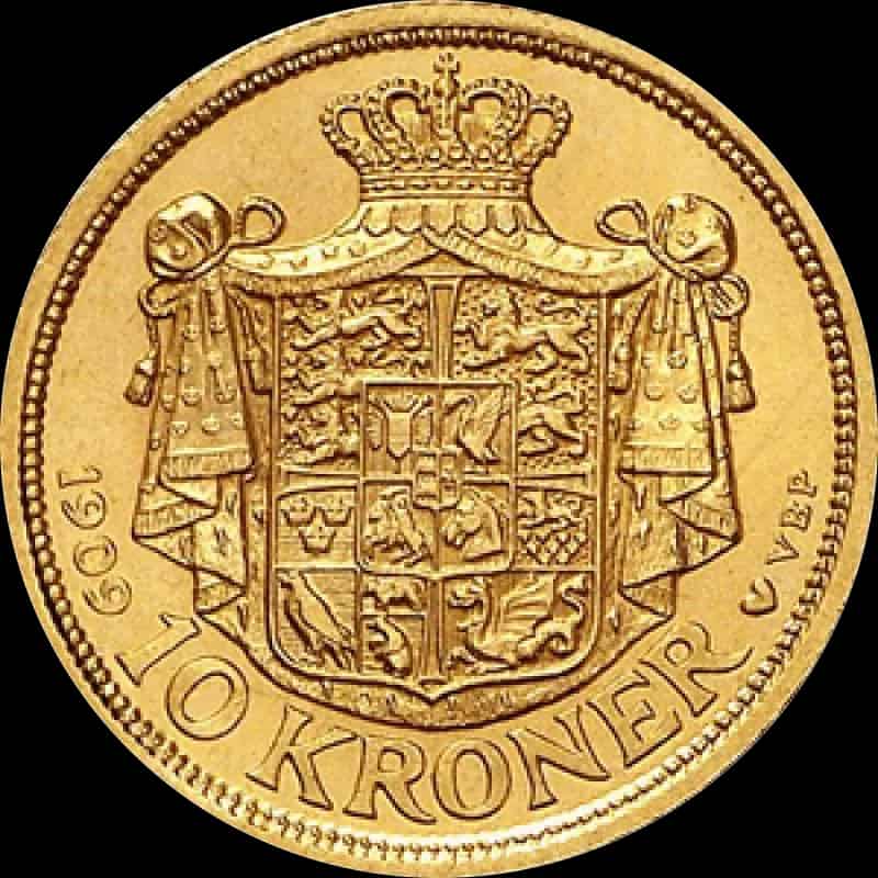 10 Koron Duńskich Fryderyk VIII - thumbnail 2