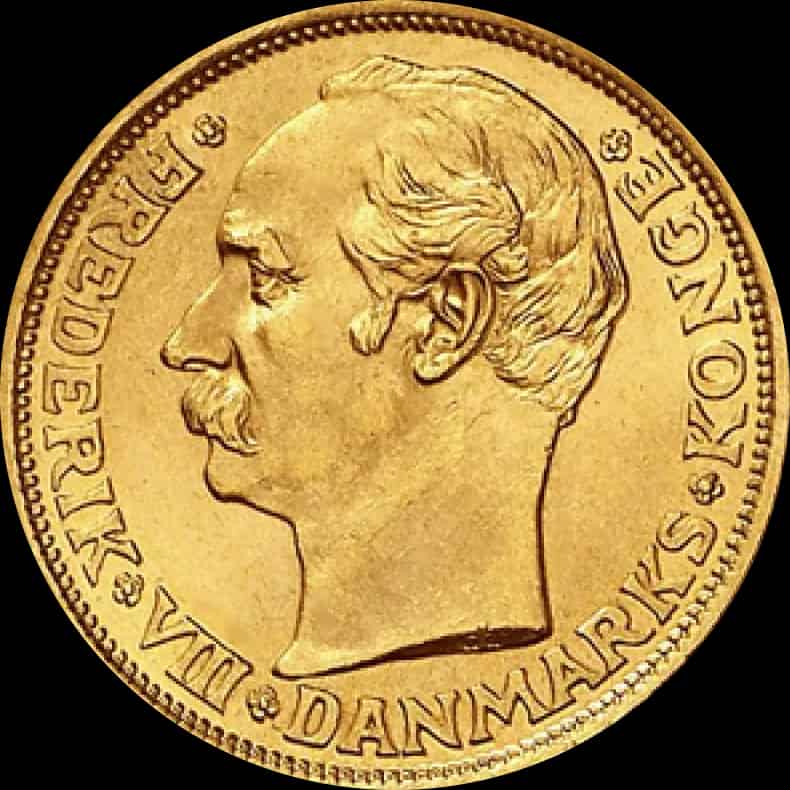 10 Koron Duńskich Fryderyk VIII - thumbnail 1