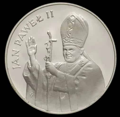 Srebrna Moneta Jan Paweł II 1987 - thumbnail 1