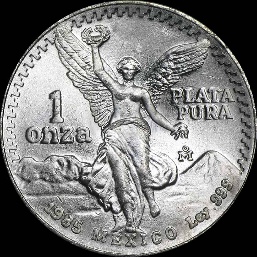 Mexican Libertad 1 uncja srebra 1985 - thumbnail 1