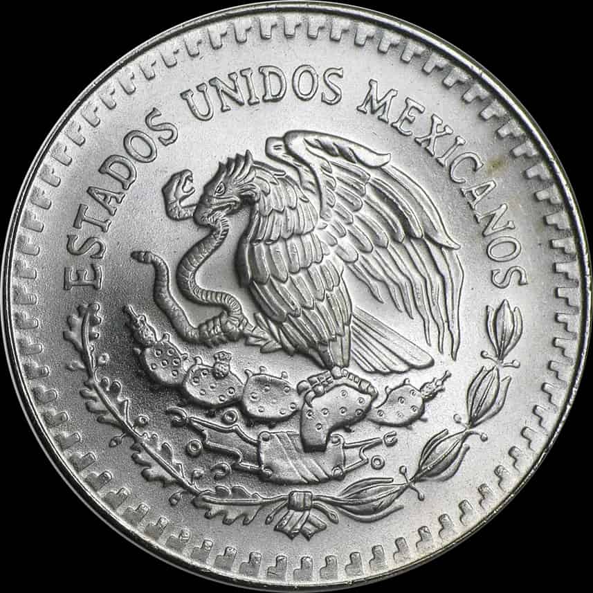 Mexican Libertad 1 uncja srebra 1990 - thumbnail 2