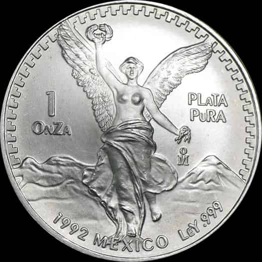 Mexican Libertad 1 uncja srebra 1992 - thumbnail 1