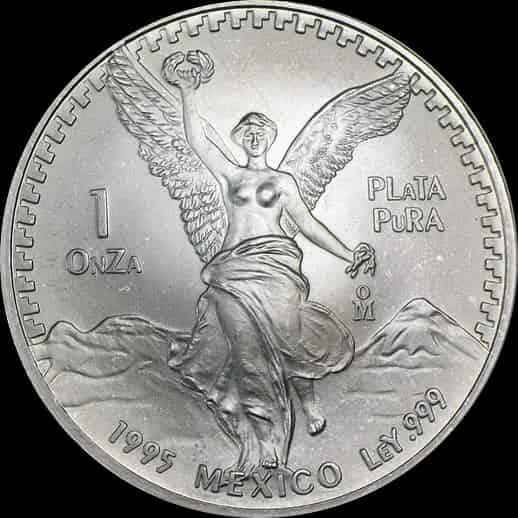 Mexican Libertad 1 uncja srebra 1995 - thumbnail 1
