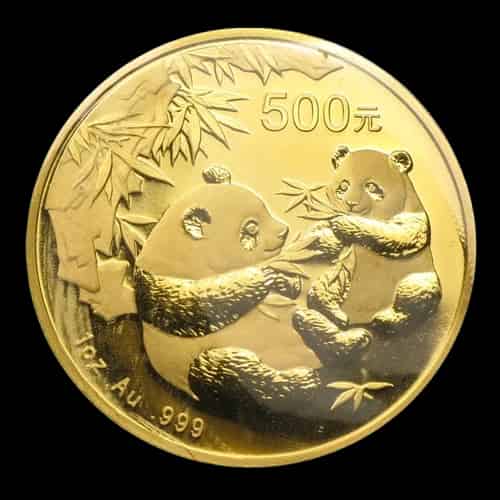 Chińska Panda 1 uncja złota 2006 - miniatura 1