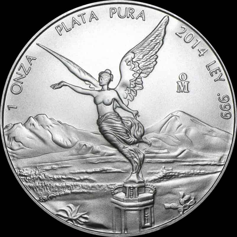 Mexican Libertad 1 uncja srebra 2014 - thumbnail 1