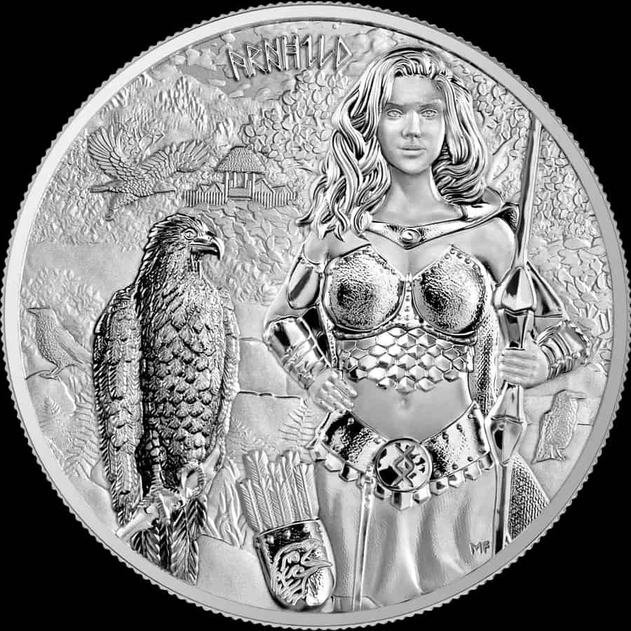 Valkyries Arnhild 1 uncja srebra 2025 - thumbnail 1