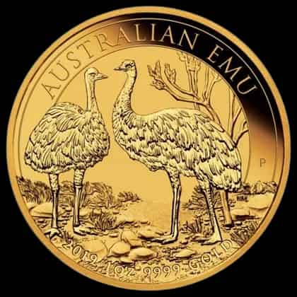 Australijski Emu 1 uncja złota 2019 - thumbnail 1