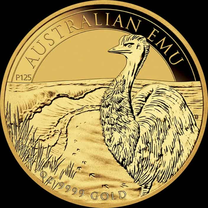 Australijski Emu 1 uncja Złota 2024 - thumbnail 1