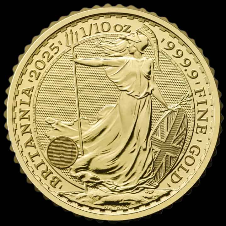 Britannia 1/10 uncji Złota 2025 - thumbnail 1