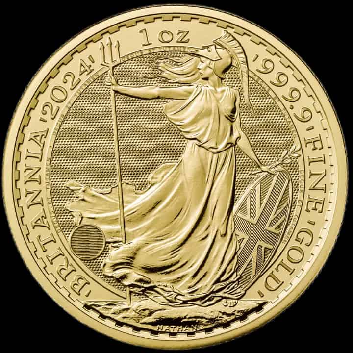 Britannia 1 uncja złota 2024 - thumbnail 1