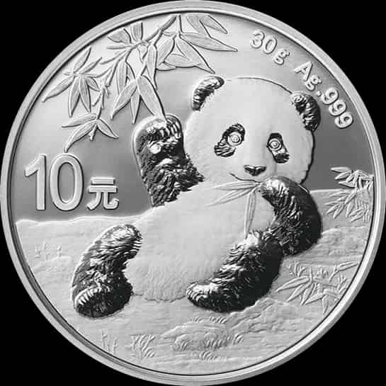 Chińska Panda 30g srebra 2020 - thumbnail 1