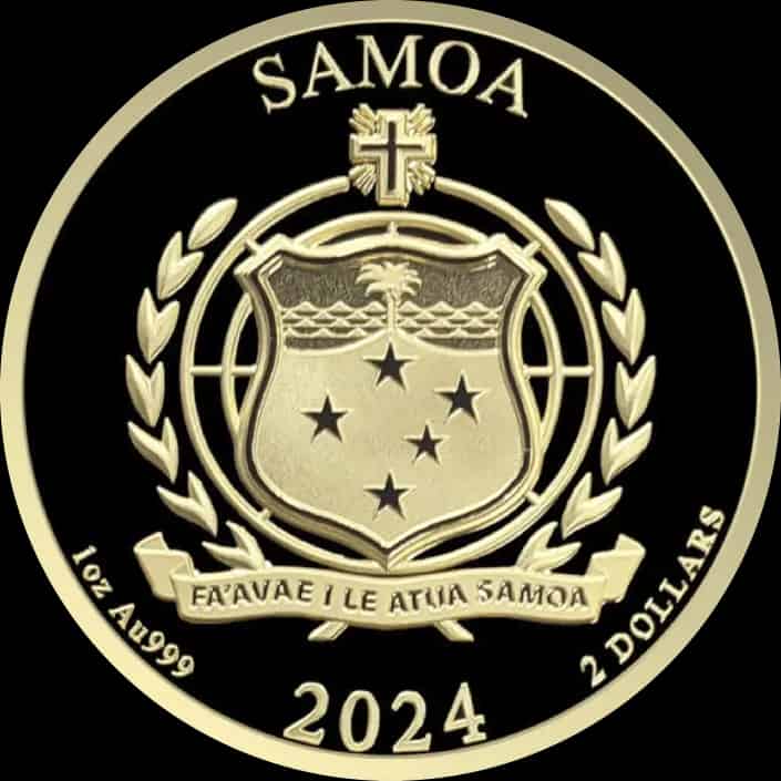 Samoa Golden Eagle 1 uncja Złota 2024 - thumbnail 2