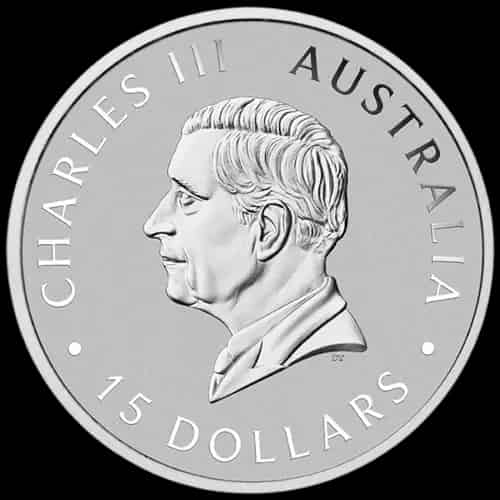 Kookaburra 1/10 uncji platyny 2025 - thumbnail 2