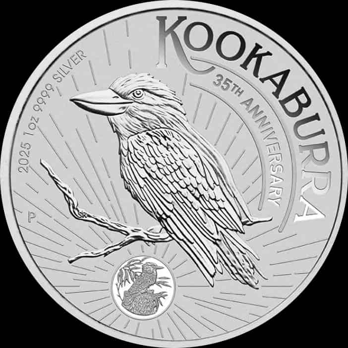 Kookaburra 1 uncja srebra 2025 - thumbnail 1